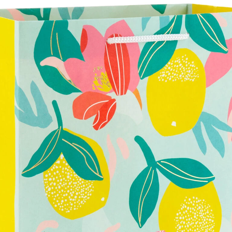 Hallmark Assorted Floral And Solid 8-Pack Medium And Large Gift Bags - Image 4