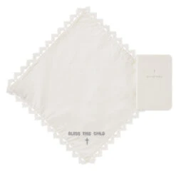 Hallmark Commemorative Handkerchief And First Bible Set