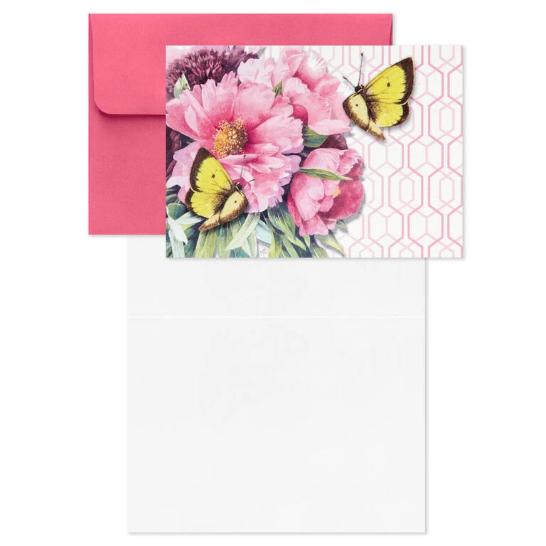 Hallmark Marjolein Bastin Assorted Blank Nature Note Cards In Caddy, Pack Of 24 - Image 5