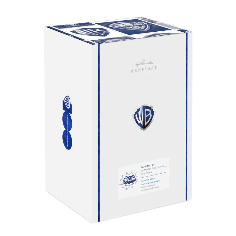 Hallmark Batman™ The Classic TV Series Batmobile™ Glass Ornament - Image 4