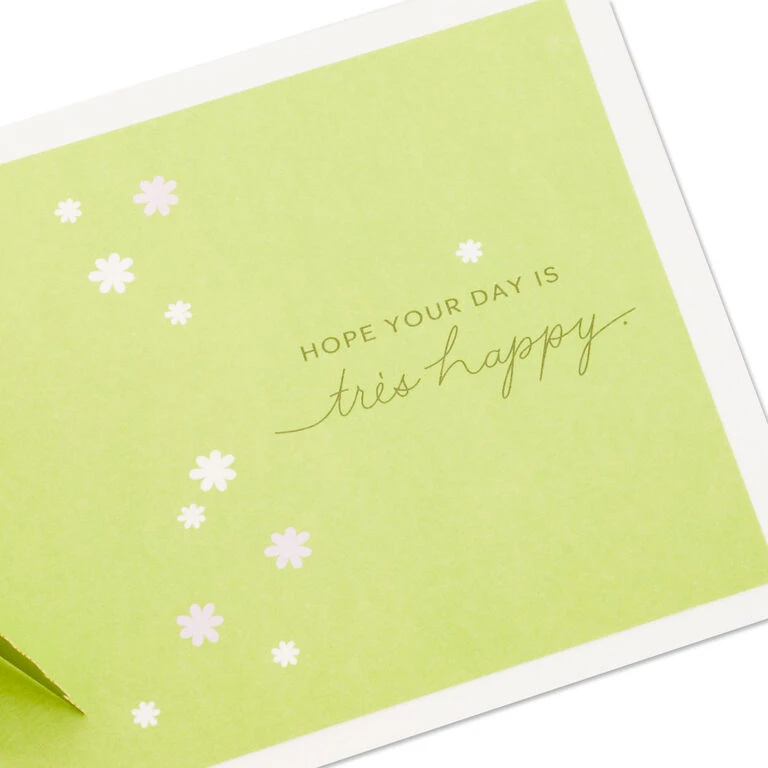 Hallmark Bonjour Eiffel Tower 3D Pop-Up Hello Card - Image 3