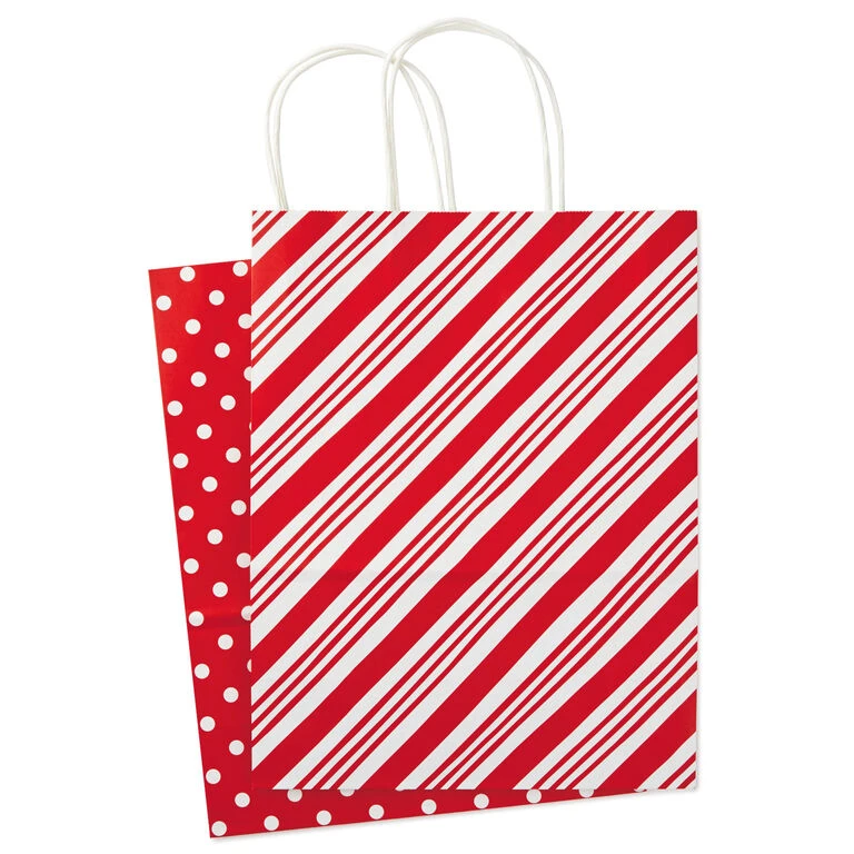 Hallmark 13" Bright Fun 12-Pack Assorted Christmas Gift Bags - Image 10