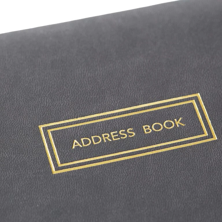 Hallmark Classic Charcoal Address Book - Image 3