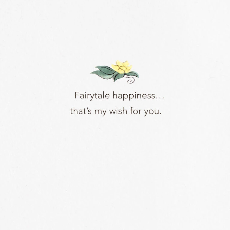 Hallmark Disney The Princess And The Frog Tiana Happy Wish Quilled Paper Handmade Card - Image 2