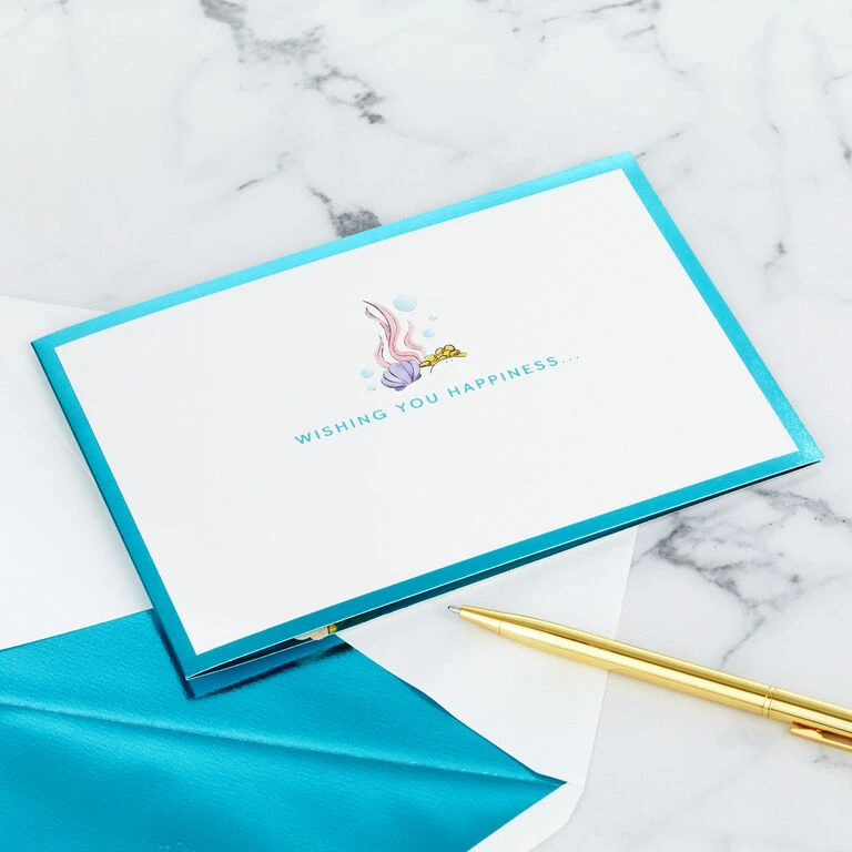 Hallmark Disney The Little Mermaid Wishing You Happiness 3D Pop-Up Card - Image 7
