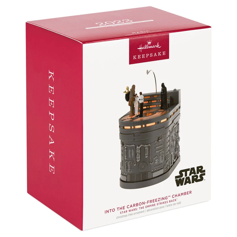 Hallmark Star Wars: The Empire Strikes Back™ Into The Carbon-Freezing™ Chamber Ornament With Light, Sound And Motion - Image 4