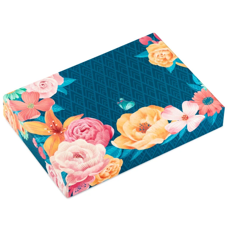 Hallmark Floral Stationery Set And Desk Organizer Box - Image 5