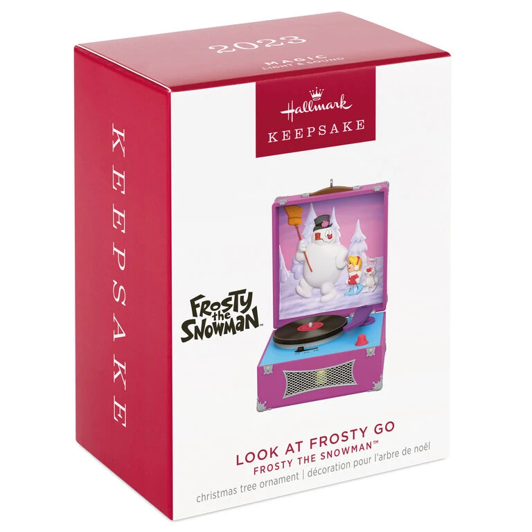 Hallmark Frosty The Snowman™ Look At Frosty Go Ornament With Light And Sound - Image 4