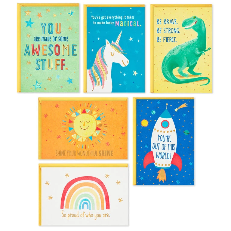 Hallmark Fun Kids Assortment Encouragement Cards, Pack Of 36 - Image 2