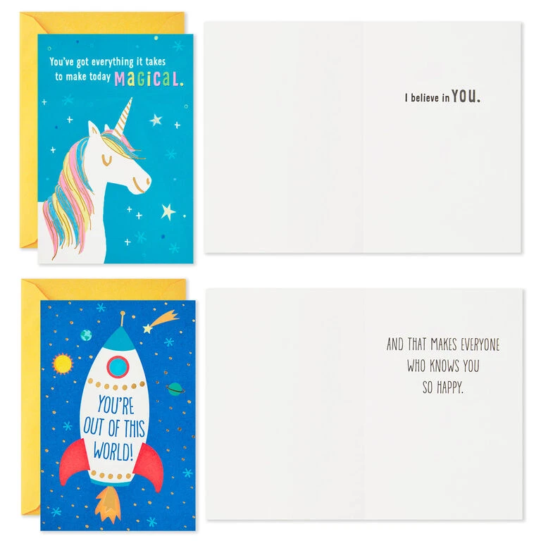 Hallmark Fun Kids Assortment Encouragement Cards, Pack Of 36 - Image 5