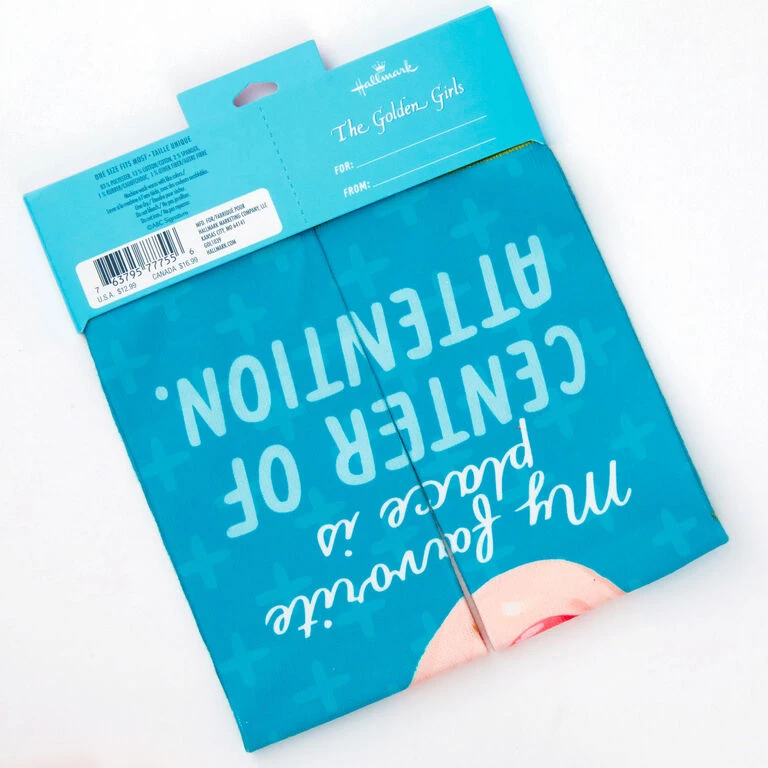 Hallmark Blanche The Golden Girls Center Of Attention Novelty Crew Socks - Image 5