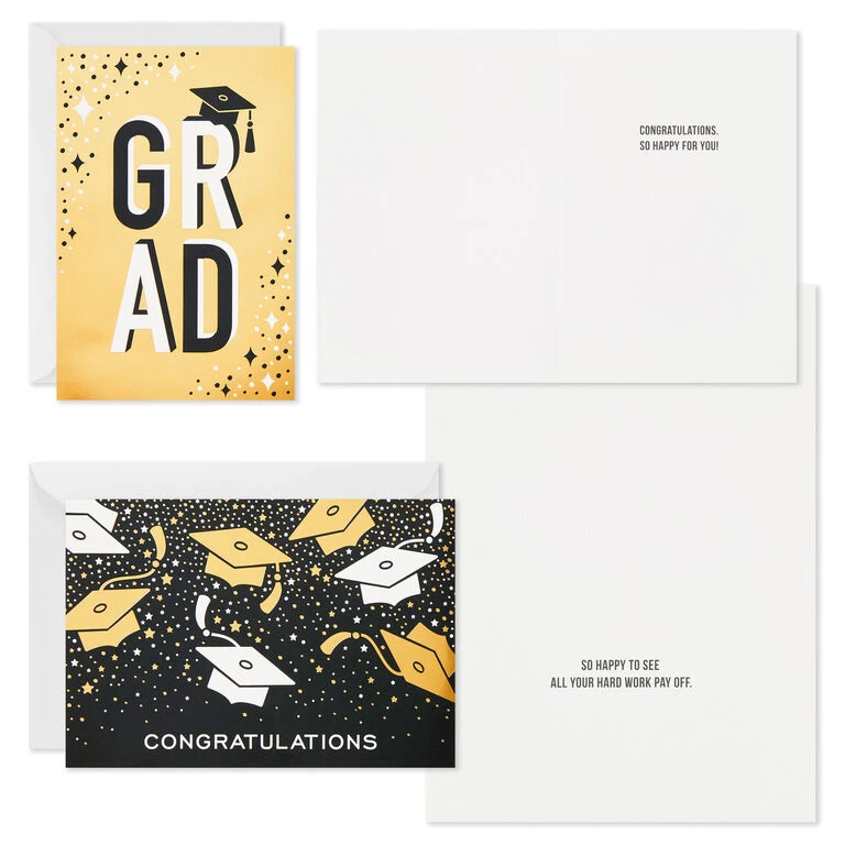 Hallmark Confetti Celebration Assorted Graduation Cards, Pack Of 36 - Image 3