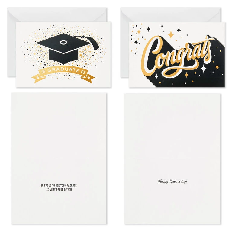 Hallmark Confetti Celebration Assorted Graduation Cards, Pack Of 36 - Image 4