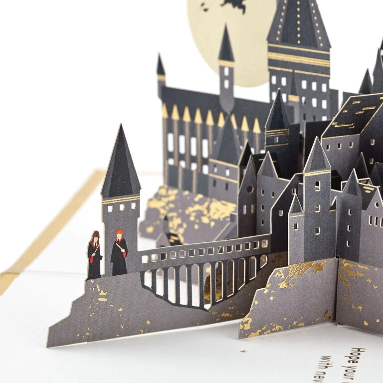 Hallmark Harry Potter™ Hogwarts™ Castle 3D Pop-Up Card - Image 3
