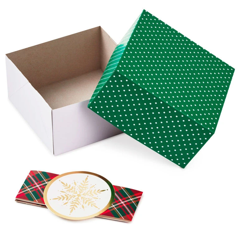 Hallmark Joy To You 3-Pack Christmas Gift Boxes, Assorted Sizes And Designs - Image 3