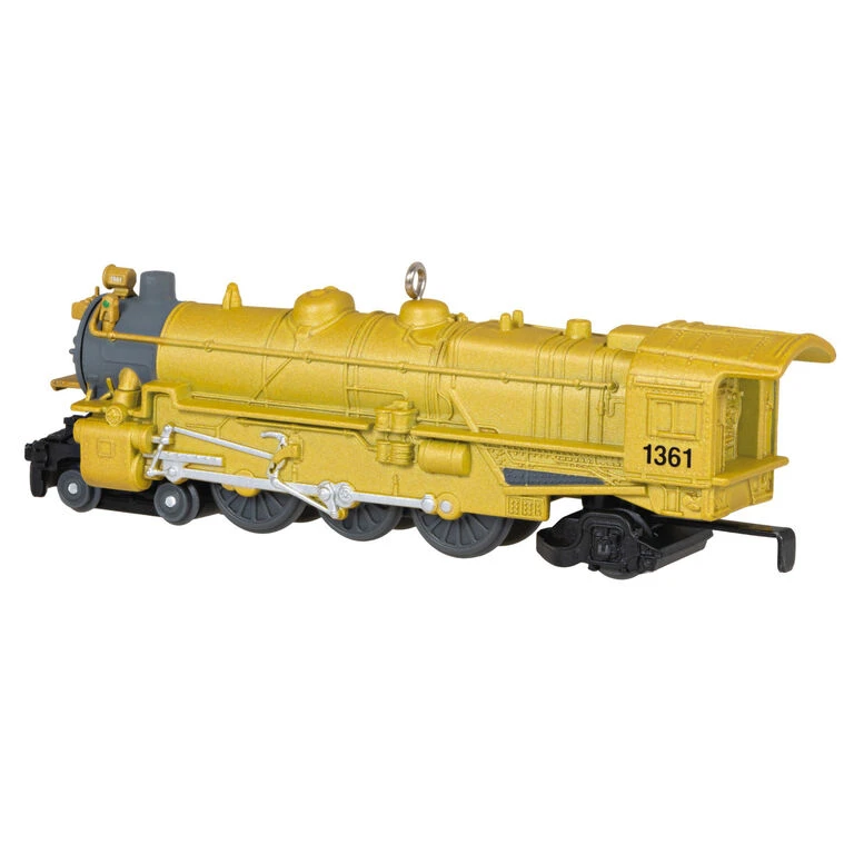 Hallmark Lionel® Trains Yellow 1361 Pennsylvania K4 Steam Locomotive Metal Ornament - Image 6