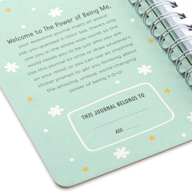 Hallmark Little World Changers™ The Power Of Being Me Prompted Journal With Stickers - Image 6