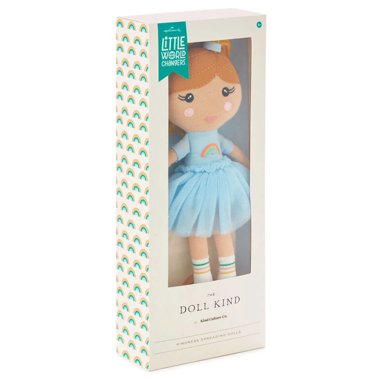 Hallmark Little World Changers™ And Kind Culture Co. The Doll Kind Light Skin Girl, 12" - Image 6