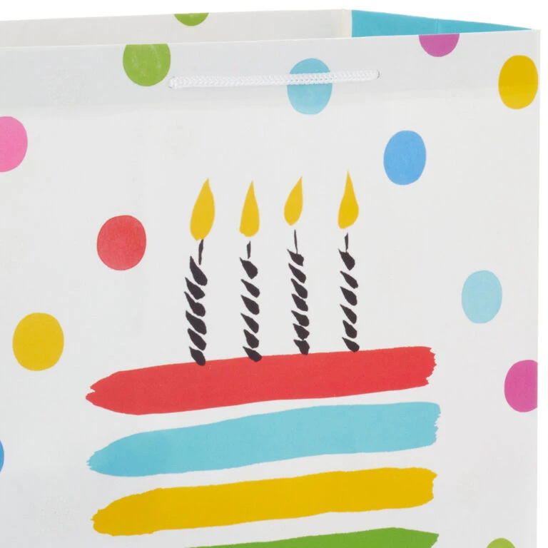 Hallmark Birthday Rainbow 8-Pack Gift Bags, Assorted Sizes And Designs - Image 4