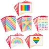 Hallmark Rainbow Hearts Boxed Blank Notes Assortment, Pack Of 24