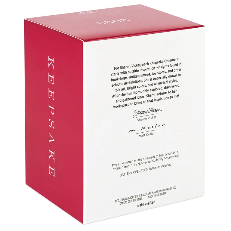 Hallmark Festive Fiddler Musical Ornament - Image 5