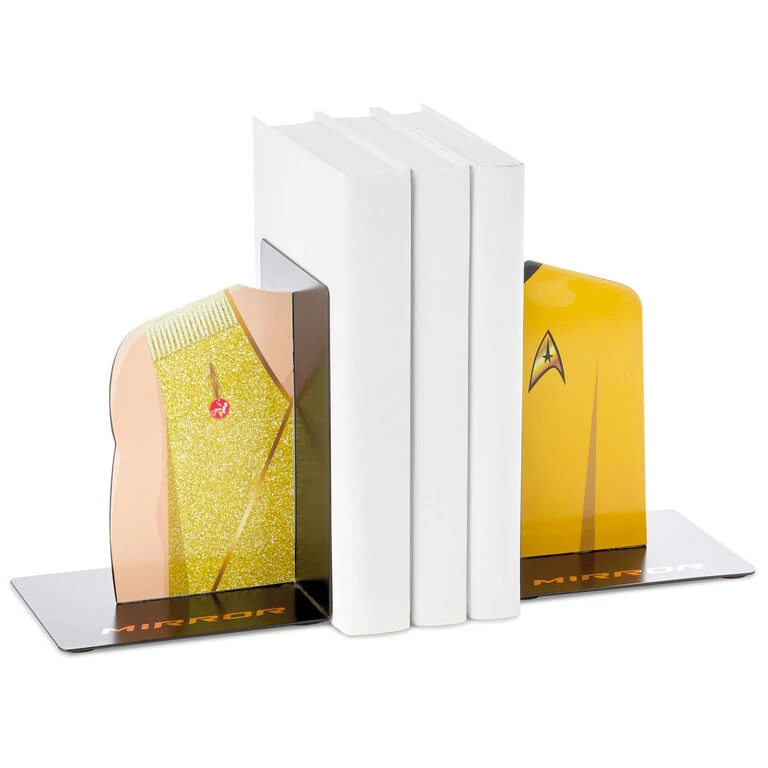 Hallmark Star Trek™ Mirror, Mirror Captain Kirk Bookends, Set Of 2 - Image 3