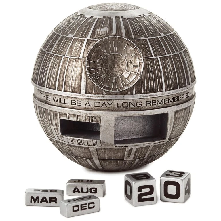 Hallmark Star Wars™ Death Star™ Perpetual Calendar - Image 2