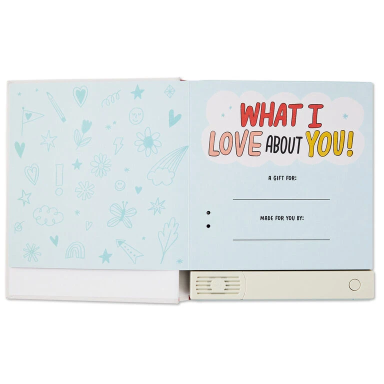 Hallmark What I Love About You! A Color-Your-Own Recordable Storybook - Image 2