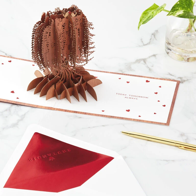 Hallmark Willow Tree You And Me Always 3D Pop-Up Love Card - Image 6