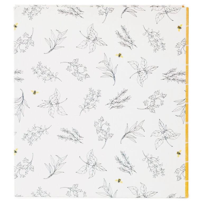 Hallmark Yellow Honeycomb Recipe Organizer Book - Image 4