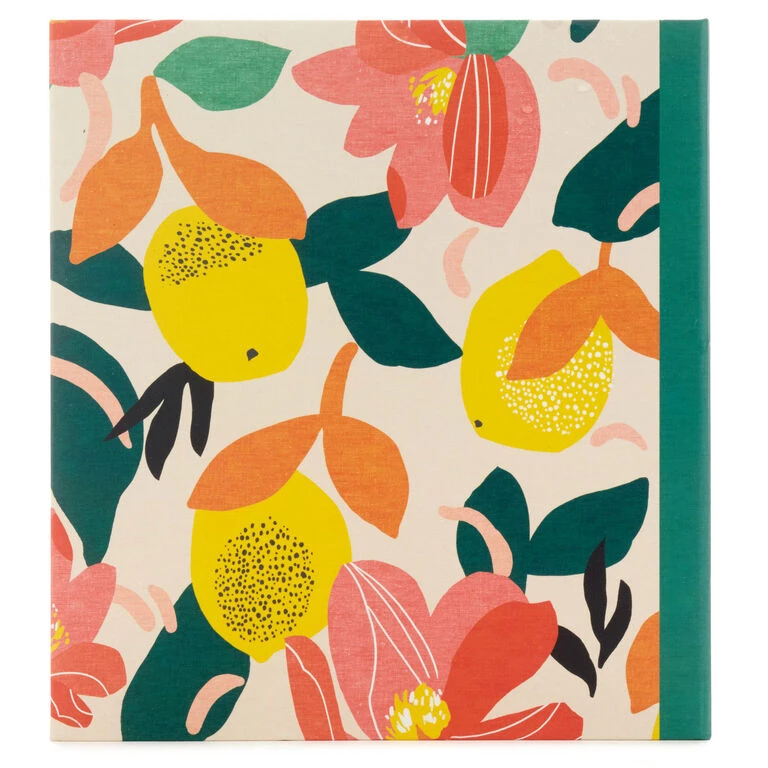 Hallmark Bright Citrus Customizable Recipe Organizer Book - Image 5