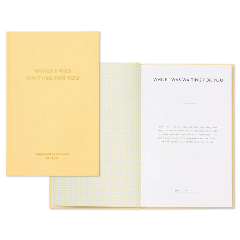 Hallmark While I Was Waiting Prompted Pregnancy Journal - Image 2